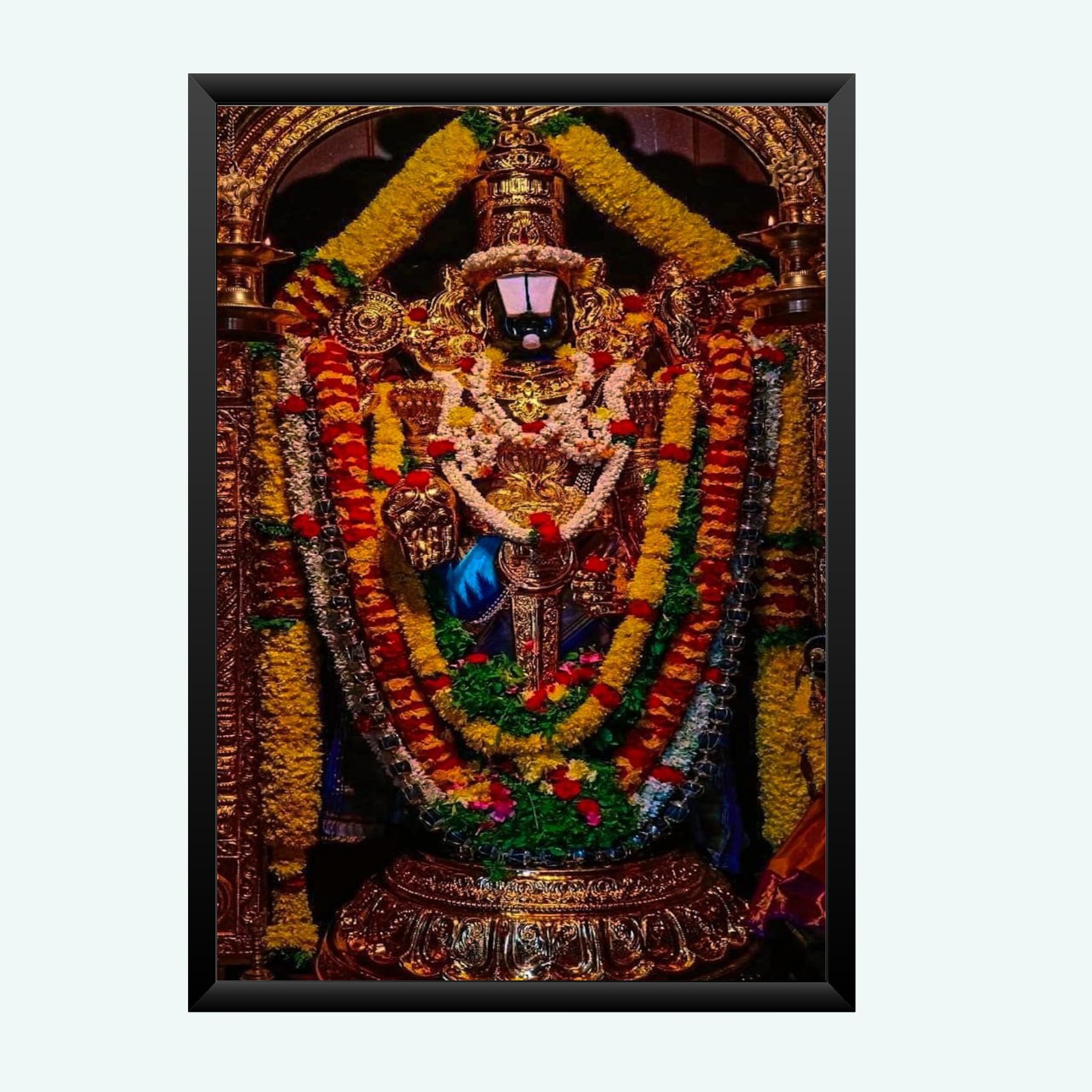 NOKKES tirupati blalaji Venkateswara tirupati blalaji Photo Frames Religious Photo frame 5X7 Inch Photo Frame_AQW20
