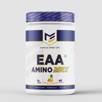 Muscle Edge USA EAA Amino Max-40 Servings / Mango Pineapple