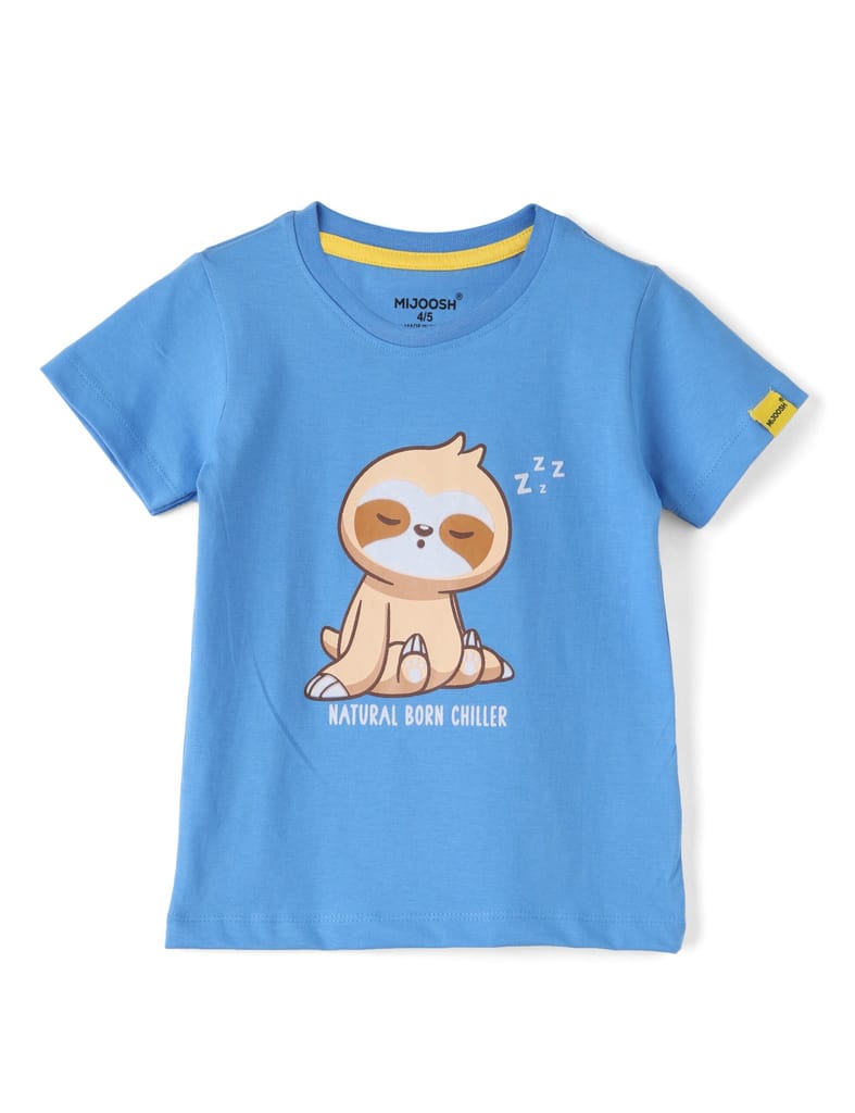 Elegant Kids Boys T shirt Cotton All Aboard Blue Born Chiller 2025 at ShopCircuit | ONDC