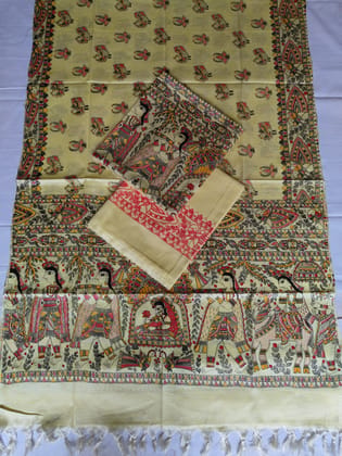 Khadi  silk full suit