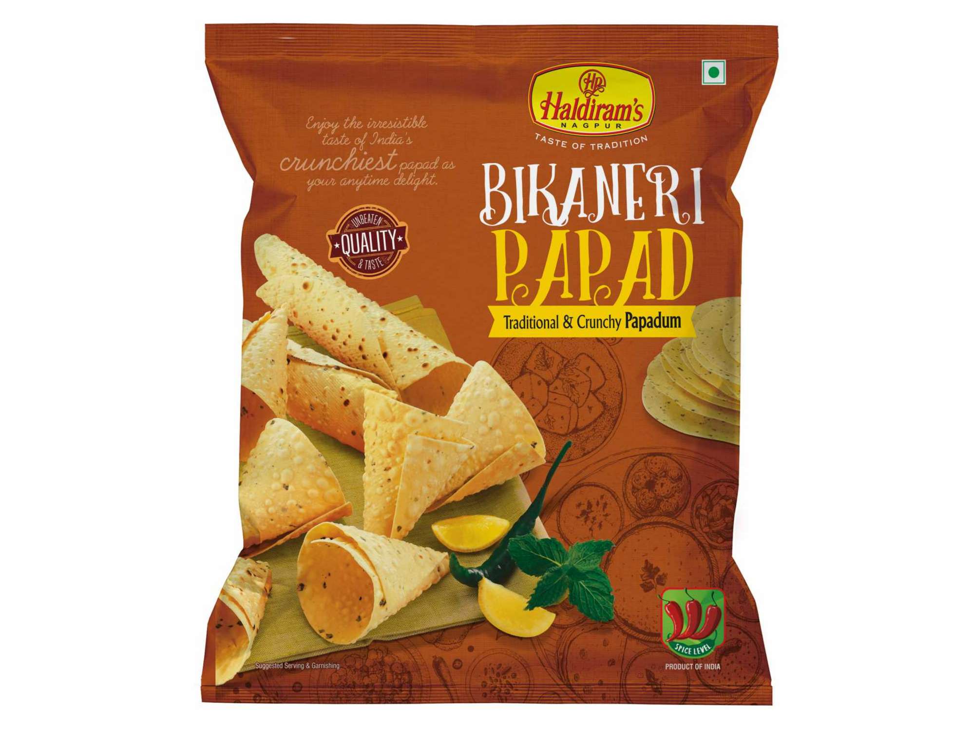 Haldiram's Bikaneri Papad - 400 gm
