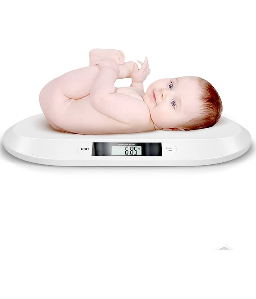 K-life WS-104 Digital Personal Baby Infant Toddler Weight Electronic Machine Weighing Scale (White)