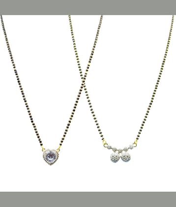 AKLINA Multi Color Mangalsutra Set ( Pack of 2 )
