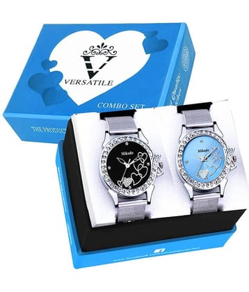 Versatile - Silver Metal Analog Womens Watch