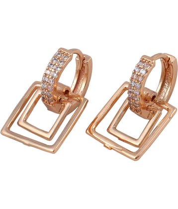 Shankhraj Mall latest design Rose Gold Plated A.D Earing  For Women Or Girl