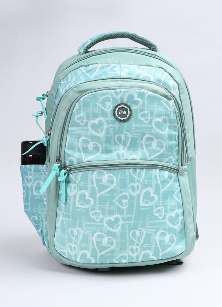 PB Pearlbags Polyester Water Resistant Casual Backpack With Laptop Sleeve For School,college & Office For Boys and Girls,Men & Women