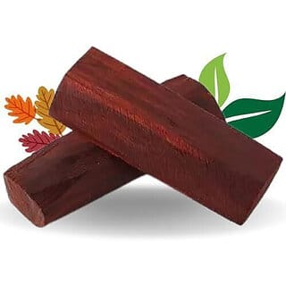 Astro-D Pure Quality Red Sandalwood Stick Lal Chandan 40-50 Grams (Pack of 2), (Red, Wood)