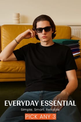 Pick Any 3 - Men Everyday Tshirt Combo-L