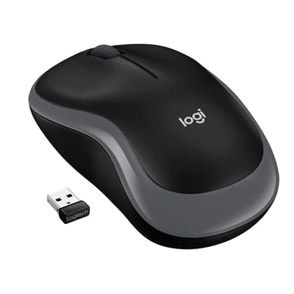 Logitech M185 Wireless USB Mouse -Swift Grey