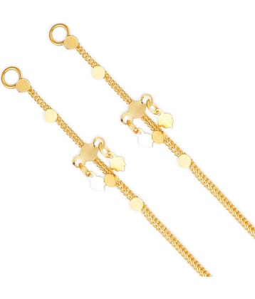 Vighnaharta 1 one gram gold Plated alloy Kanchain Ear chain kanoti ear Cuff Ear to Ear Chain for Women and Girls- (VFJ1010KC)