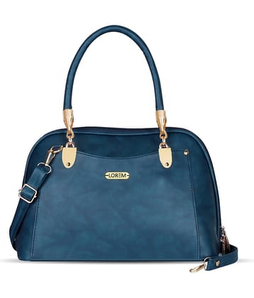 Lorem Handheld Faux Leather Set of 1 ( Blue )