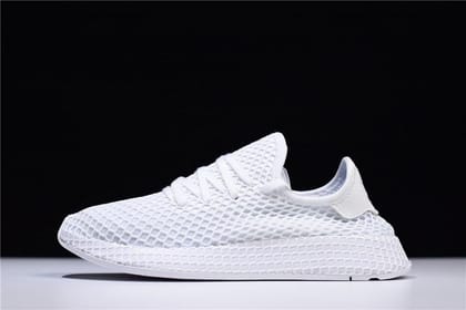 adidasOriginals Deerupt Runner- Triple White-Euro 41
