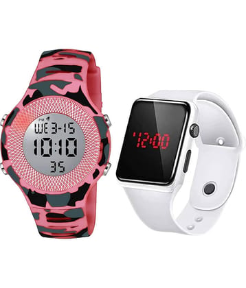 DECLASSE Multicolor Dial Digital Girls Watch ( Pack Of 2 )