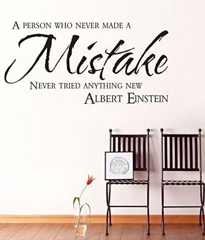 Print Mantras Motivational Quotes Wall stickers Motivational/Quotes Sticker ( 60 x 120 cms )