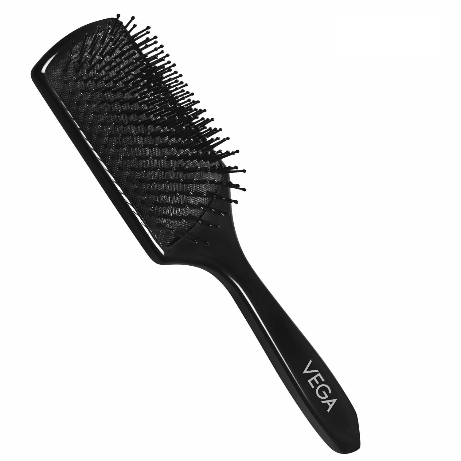 Vega Premium Collection Mini Paddle Hair Brush (India's No.1* Hair Brush Brand) for Men & Women, Black, (8586 M) Vega Premium Collection Mini Paddle Hair Brush (India's No.1* Hair Brush Brand) for Men & Women, Black, (8586 M) - black / 1 Count (Pack of 1