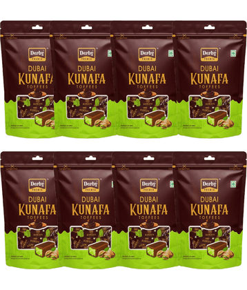 Derby PISTA Toffees 800 gm Pack of 8