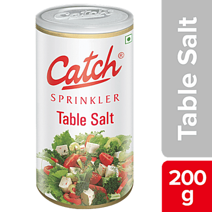 Catch Sprinklers - Iodised Table Salt, 200 g Can
