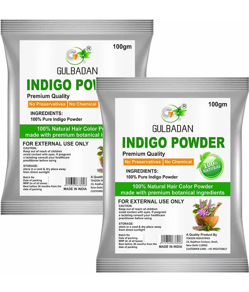 Lovelook 100% Organic Indigo Powder Organic Henna 100 g Pack of 2