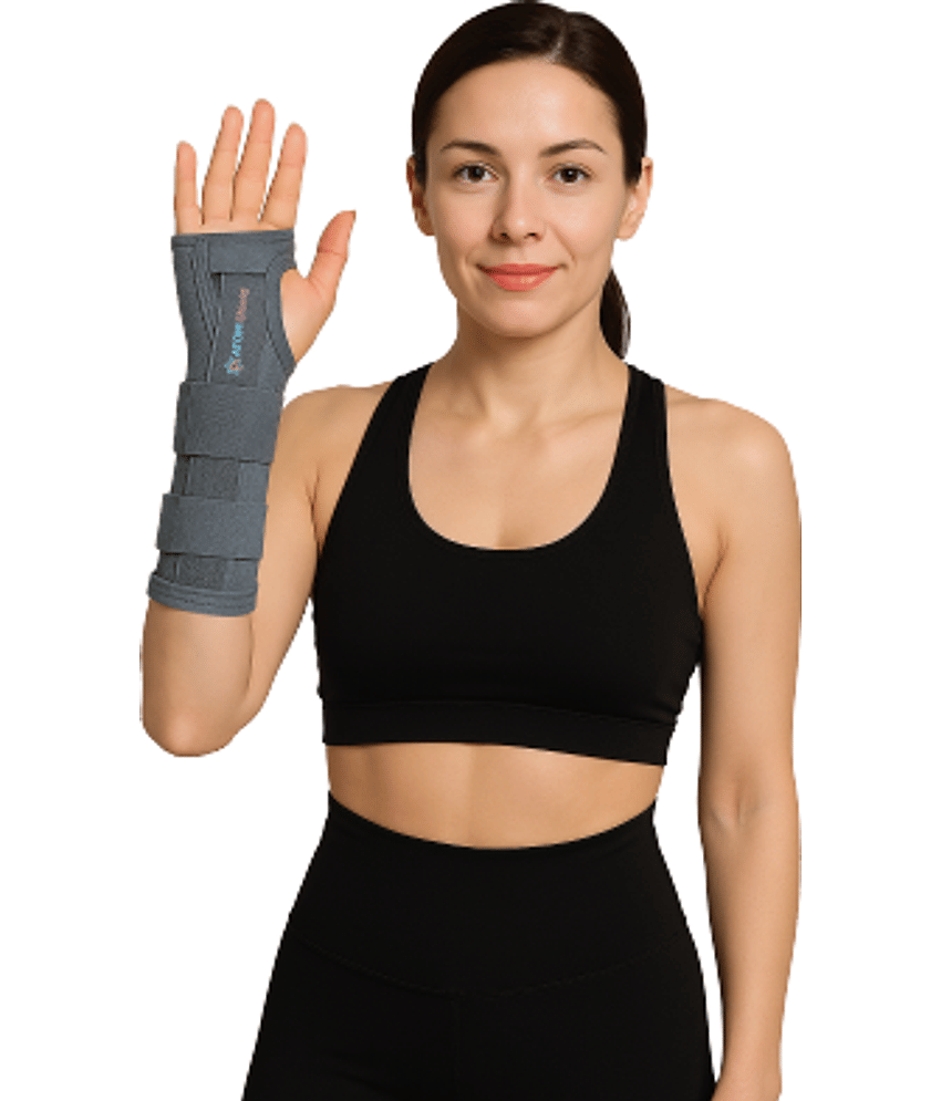 Atomshield Grey Wrist Support ( Pack of 1 )