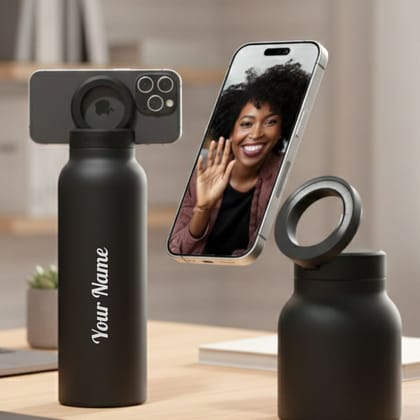 Giftana Personalized Magnetic Flask - Hot & Cold Gifts Bottle