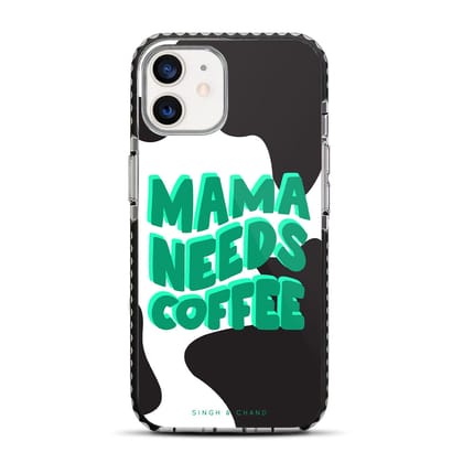 Coffee Mama iPhone 12 Mini Stride Phone Case-Stride