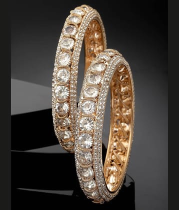 Sukkhi Gold Bangle Set ( Pack of 2 )