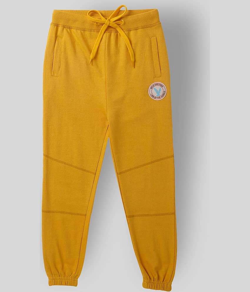 Cub Mcpaws Pack of 1 Boys Cotton Trackpant ( Yellow )