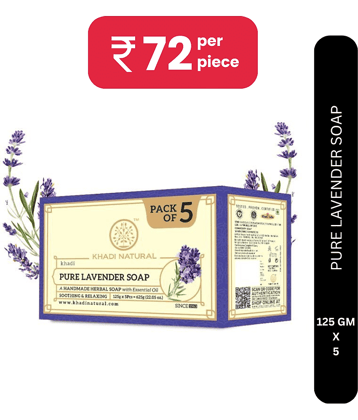 khadi natural Freshness Soap for All Skin Type ( Pack of 5 )
