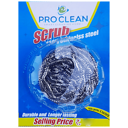 Pro Clean Stainless Steel Scrub - Kills Bacteria & Germs, 1 pc