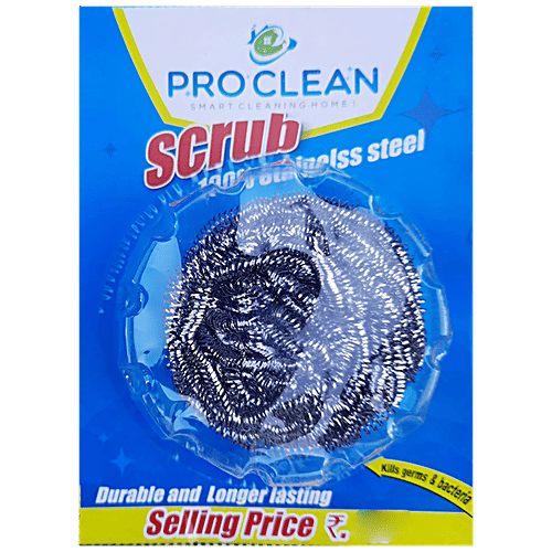 Pro Clean Stainless Steel Scrub - Kills Bacteria & Germs, 1 pc