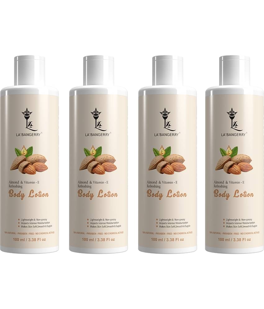 La'bangerry Glowing Skin Lotion For All Skin Type 400 ml ( Pack of 4 )
