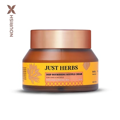 Pure Ghee & 24K Gold Deep Nourishing Souffle Cream Pure Ghee & 24K Gold Deep Nourishing Souffle Cream - 50 ml
