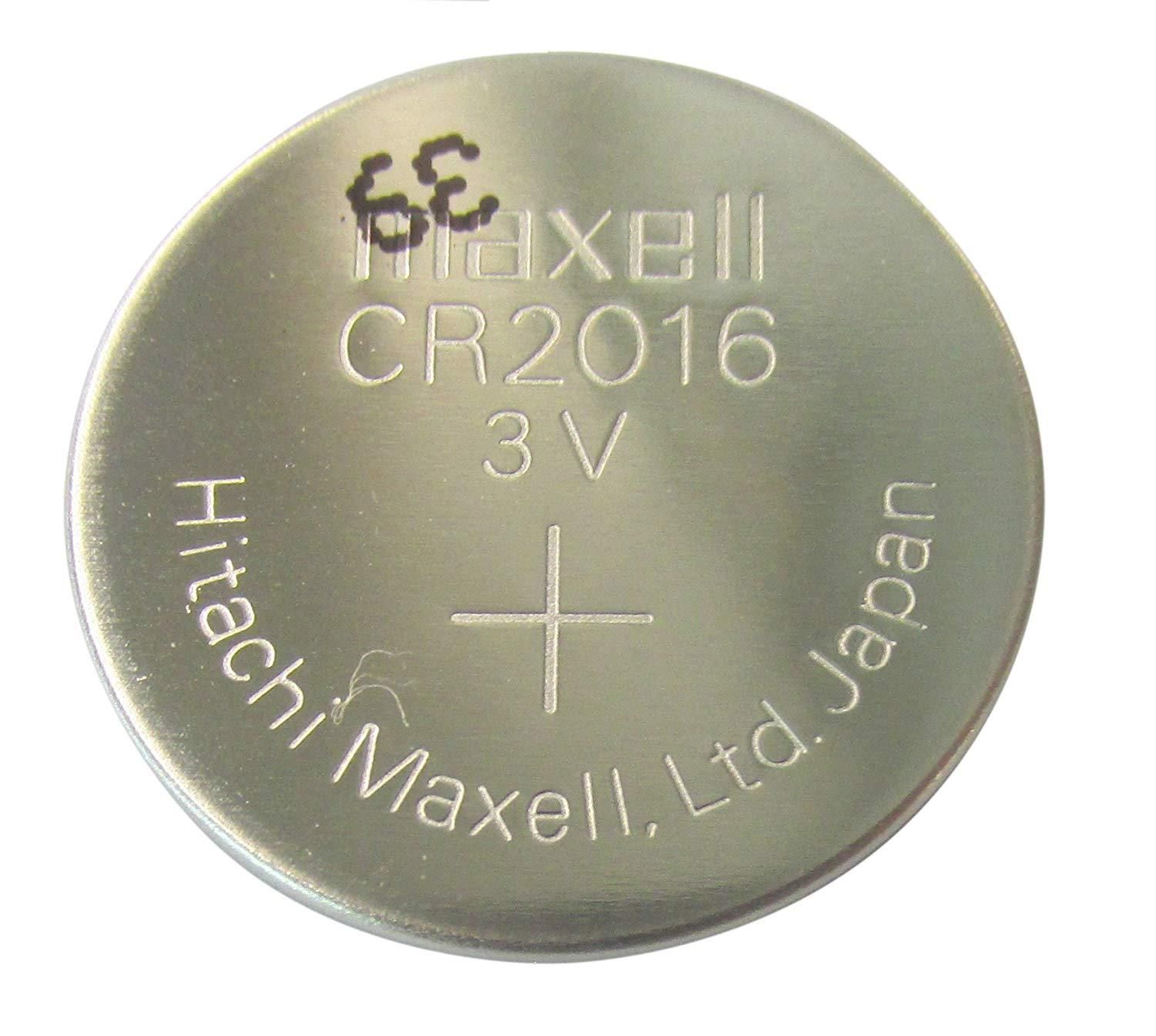CR2016 Maxell Lithium 3V Coin Battery, 1 Battery