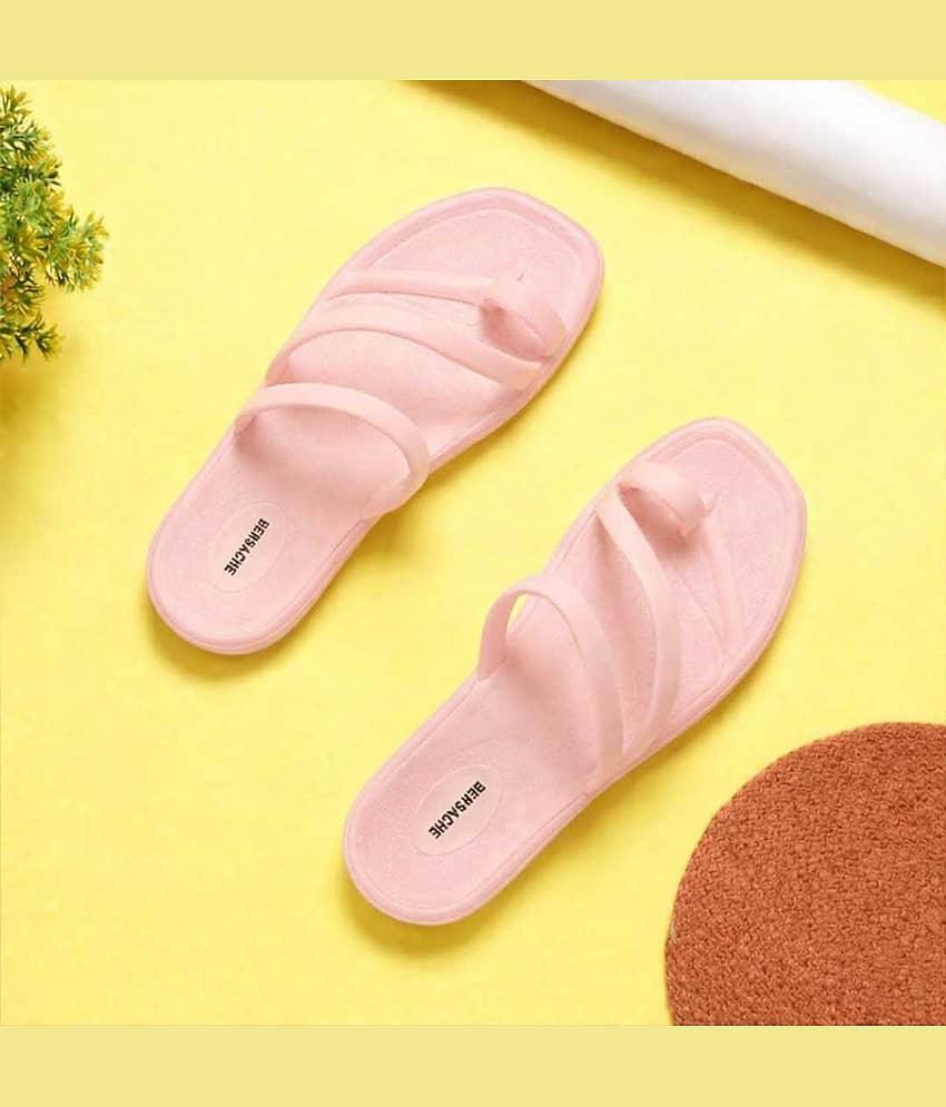 Bersache Peach Women's Flip Flop