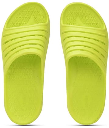 Aqualite Lime Green Men's Slide Flip Flop