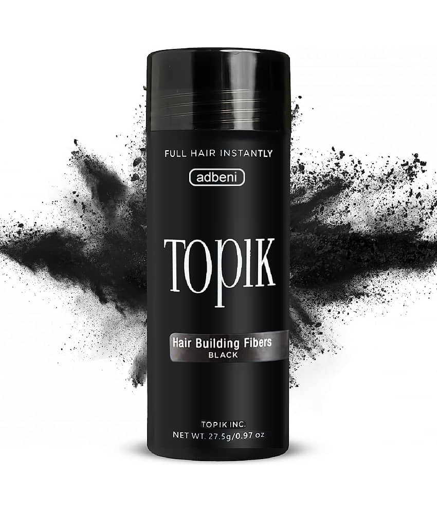Adbeni Hair Building Fibers Natural Semi Permanent Hair Color 1 g Black