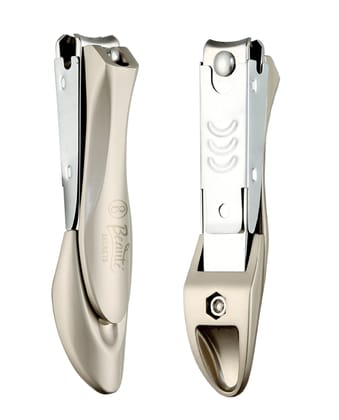 Beauté Secrets Curved Nail Cutter With Nail File, Anti-Splash Design, Stainless Steel, Ideal for Fingernail and Toenail, Ingrown Toe Nail Remover, Nail Clipper for Men Women (Premium | 16A) Beauté Secrets Curved Nail Cutter With Nail File, Anti-Splash De