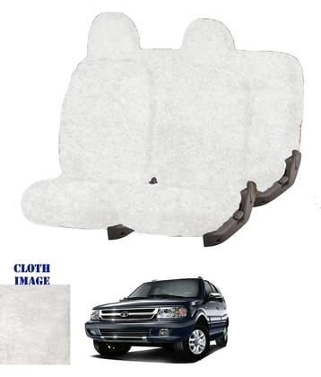 Tata Safari Dicor White 7 Seater Car Seat Cover