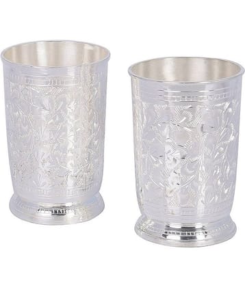 Urban hemlet Silver Plated Glass - Set Of 2
