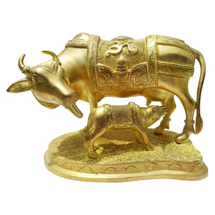 Brass Showpiece Gaye Bachdha Statue (BSMAS002)