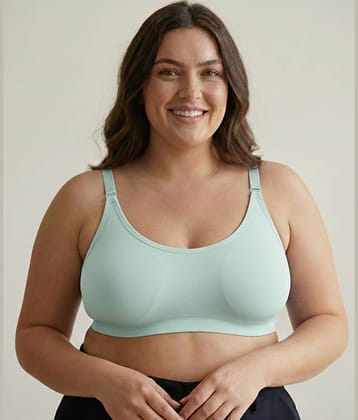 Elina Pack of 1 Cotton Blend Non Padded Minimizer Bra For Women ( Beige )