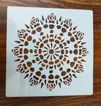 Imported Stencils- 5"*5"-Graphic Mandala