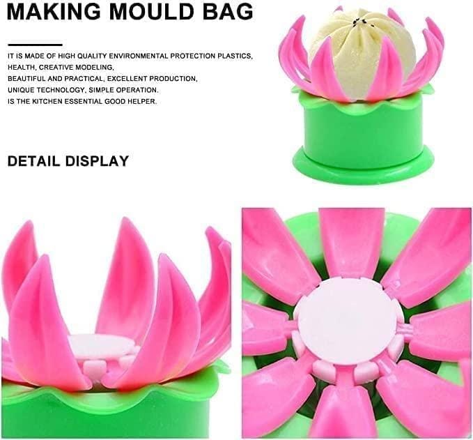 Dumpling Moulds-Plastic Momos Dumpling Maker Dough Press Mould Shapes