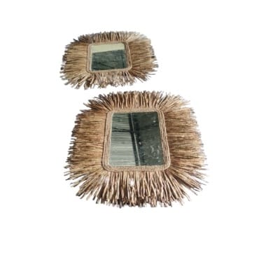 Weed to Wealth Wall Hanging Mirror, Set of 2