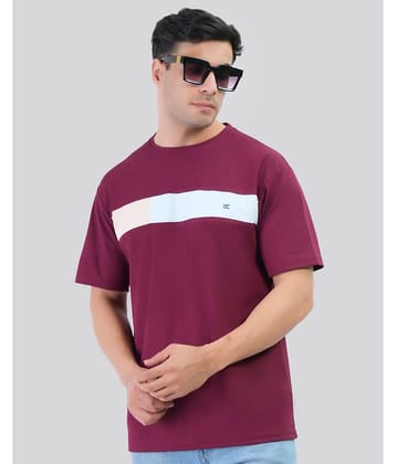 Forbro Maroon Cotton Regular Fit Men's Sports T-Shirt ( Pack of 1 )