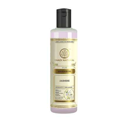 Khadi Natural Jasmine Massage Oil - 210ml Khadi Natural Jasmine Massage Oil - 210ml