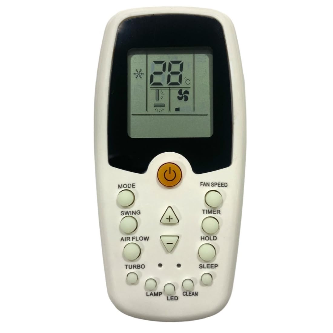 Upix AC Remote No. 4A (No Backlight), Compatible/Replacement for Croma AC Remote Control