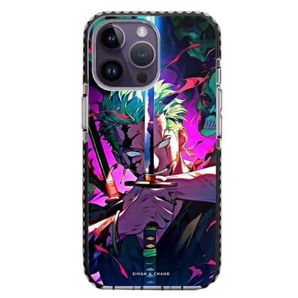 Roronoa Zoro 4.0 One Piece Anime iPhone 14 Pro Max Stride Phone Case-Stride