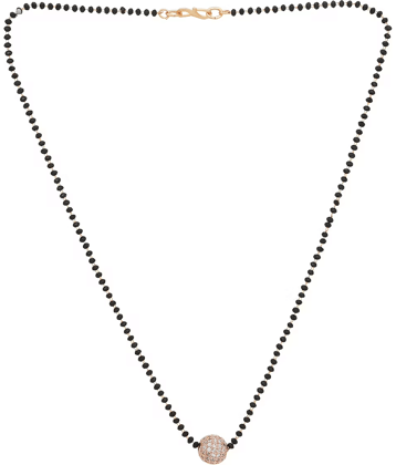 PUJVI - Silver Mangalsutra ( Pack of 1 )