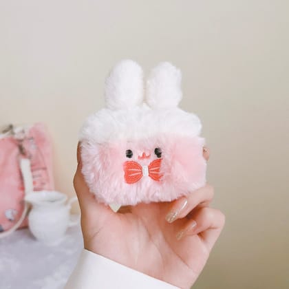 Fur Rabbit Airpod Case Cover-Airpod 1/2